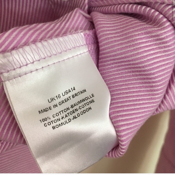 Sz 14 Lavender Spring Button Down - Picture 4 of 8